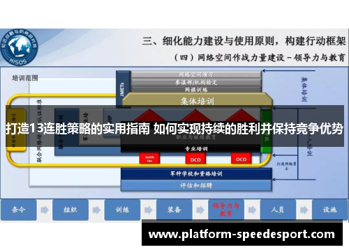 打造13连胜策略的实用指南 如何实现持续的胜利并保持竞争优势